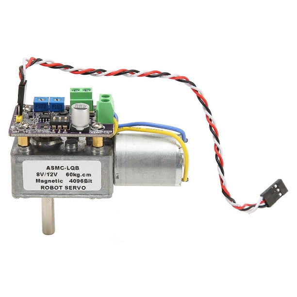 High Power Stable 60kg 360 Degree Encoder Robot Servo Motor Worm Gear for Robot Arm Valve Control