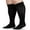 Black, variant on Plus Size Compression Socks for Women Men Wide Calf 2XL-7XL Stretch Knee High Stockings Varicose Vein Support Socks for Running Sports Hiking