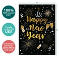 thumbnail image 6 of Tree-Free Greetings New Year Greeting Card 12 Pack, 100% Recycled Paper, 5x7, New Year Celebration (HP60662), 6 of 6