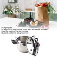 thumbnail image 3 of Large Capacity Stick Proof 304 Stainless Steel Pressure Cooker Soup Stew Pot Home Kitchen Restaurant, 3 of 7