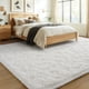 thumbnail image 3 of Alfombra BENRON 203x254 cm Suave y Esponjosa Crema Blanca 8x10, 3 of 6