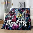thumbnail image 3 of Mon-ster High Draculaura Vampire Cartoon Soft Plush Blanket,Flannel Throw Blanket for Living Room Bedroom Bed Sofa Picnic Kids, 3 of 9