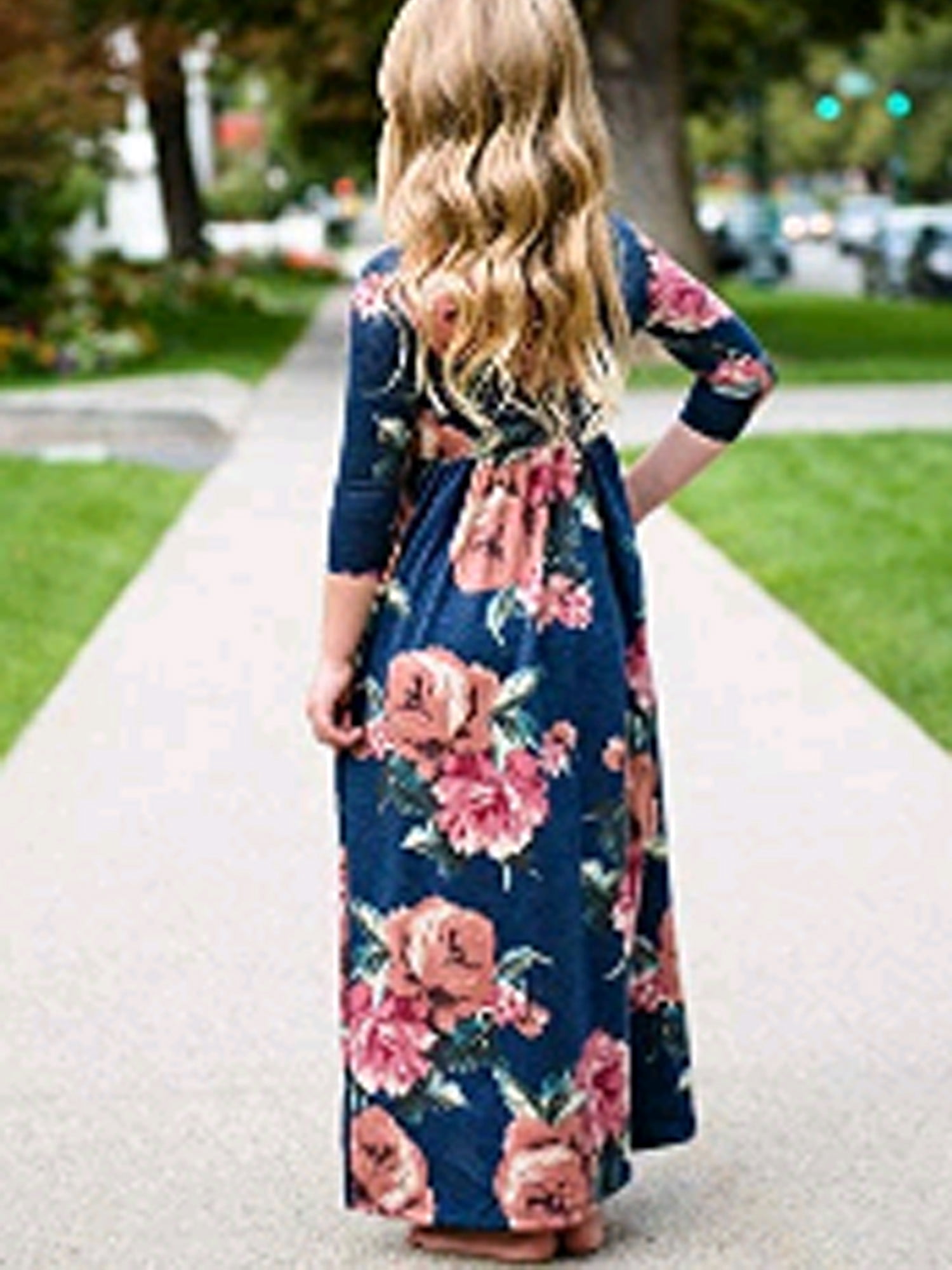 Floral Maxi Dresses Outfits 