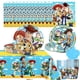 thumbnail image 5 of Kit de Decoración de cumpleaños de Toy Story de Disney, suministros de Woody, Buzz Lightyear, platos de papel para fiesta, taza, servilleta, globos, feliz cumpleaños, nuevo, 5 of 5