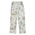 thumbnail image 2 of FORMRS Kids Pajama Pants with Pockets Size 6-8Y Boys Lounge Sleep Bottoms, Watercolor Forest Pattern, 2 of 8