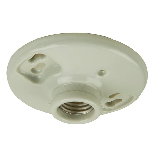 Craftmade K212O One Piece Porcelain Keyless Lamp Holder White
