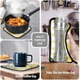 thumbnail image 6 of Lemon Oven Mitts and Pot Holders Set of 2, Buffalo Check Heat Resistant Oven Mitts Kitchen Oven Glove for Cooking, Baking, 6 of 6