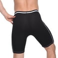 thumbnail image 6 of BXINGOHAI Men's Seamless Waistband Trunk Made From Bamboo Soft Breathable Underwear for Men Everyday Black,XL, 6 of 6