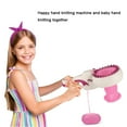 thumbnail image 4 of Knitting Machine Toy Needlework Wool Scarf Shawl Semi Automatic Weaving Tools for Beginners DIY Kids 24 Needles New, 4 of 7