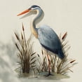thumbnail image 3 of Heron Metal Wall Art, Rustic Garden Bird Decor, 3 of 8