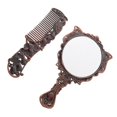 thumbnail image 1 of Here's a polished product description and details for the **Vintage Compact Mirror and Comb Set**:\n\n \n\n### **Vintage Compact Mirror and Comb Set –, 1 of 5