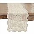 thumbnail image 3 of Saro Lifestyle 869.W1636B 16 x 36 in. Rectangle Handmade Crochet Cotton Lace Table Linens - White, 3 of 4