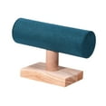 thumbnail image 2 of Soporte para pulseras, expositor de joyas, estante de almacenamiento, base de madera, organizador de pulseras para Verde oscuro, 2 of 9