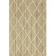 thumbnail image 2 of Beige with White Indian Handmade Braided Daimond Design Area Rug 3 x 5 Feet (91 cm x 152 cm), For Living Room, Bedroom, Dining Room, Hallways & Entryways, 2 of 4