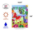thumbnail image 2 of Toland Home Garden Welcome Butterfly Field Welcome Flag Double Sided 12x18 Inch, 2 of 5