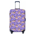 thumbnail image 2 of Goofa Pugs and Flowers Pattern Luggage Covers For Suitcase,Suitcase Cover Protector Fit 18-32 Inch Luggage-Large, 2 of 9