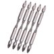 thumbnail image 4 of 5Pcs Electric Screwdriver Bit 2‑Head Anti‑Slip Alloy Steel Hand Tool Hardware C‑Type 110mm, 4 of 5