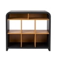 thumbnail image 2 of Better Homes & Gardens Juliet 6 Cube Storage Organizer, Light Oak & Black Finish, 2 of 7