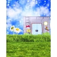 thumbnail image 1 of BSDHOME Polyester 5x7ft Cloth Outdoor Kids Baby Portrait Picuture Backgrounds Studio Props Photography Backdrops, 1 of 2