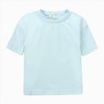 thumbnail image 4 of UAYOTSE Toddler Kids Baby Boys 2 Piece Tracksuit Summer Outfits Solid Short Sleeve T Shirt with Shorts Set,Sizes 2-3 Years, 4 of 6