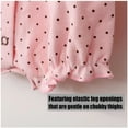thumbnail image 4 of 3 Pack Baby Girls' One-Piece Rompers, Infant Cotton Summer Clothes 6-9 Months, 4 of 7