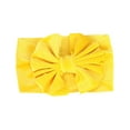 thumbnail image 2 of Lilgiuy Baby Girls Velvet Headbands Oversized Solid Stretchy Soft Elastic Hair Bands with Big Bow Headwear Headband Hair Accessories for Infants Toddlers Kids, 2 of 3