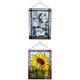 thumbnail image 1 of 2 piezas / pieza pintura de acrílico ventana rectangular atrapasueños decoración de la casa SM SunniMix panel de cortinas de ventana, 1 of 3