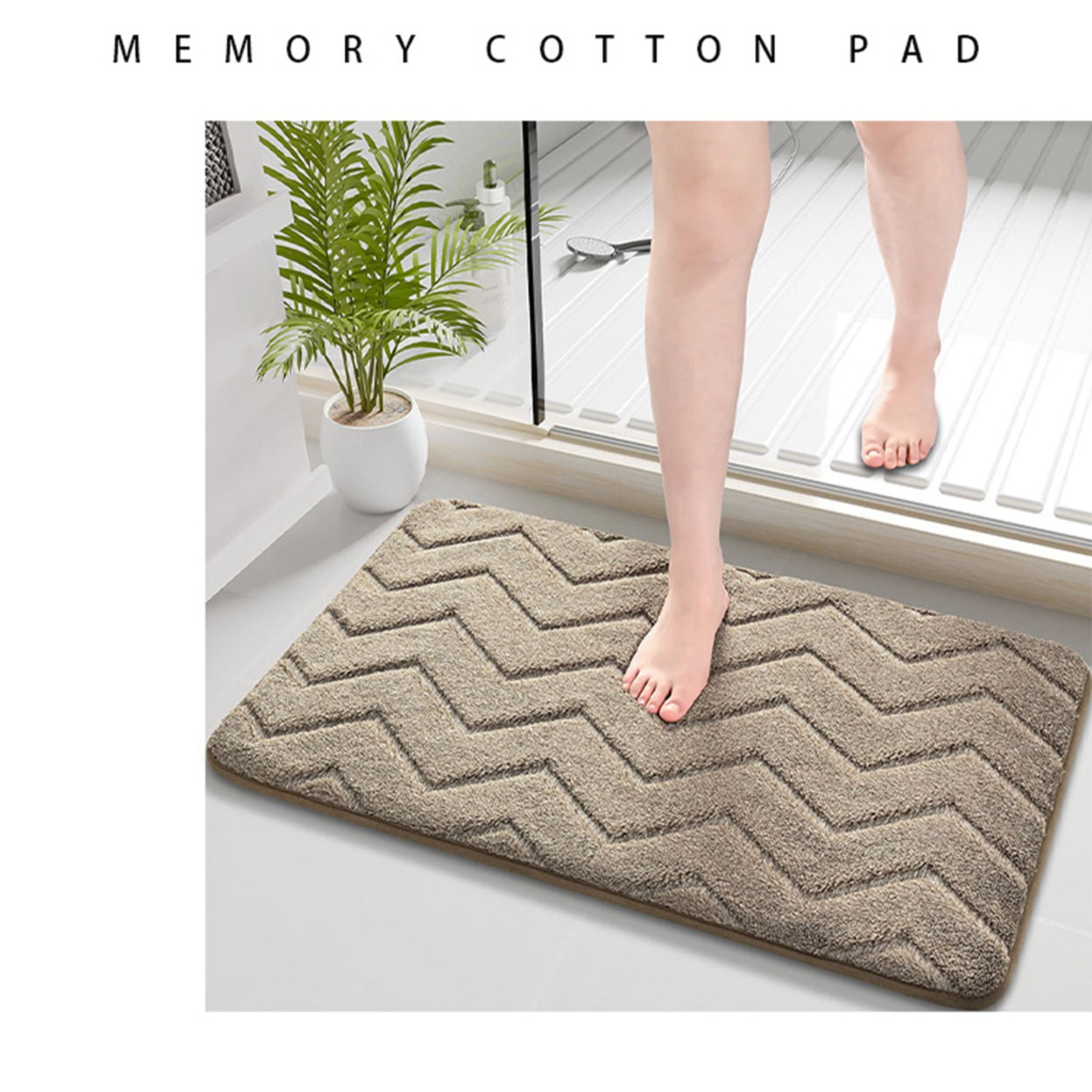 ABPWLY Tapis de Sol Cationique pour Salle de Bain Absorbant