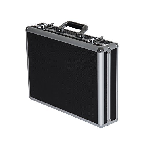 18" Pistol / Handgun Locking Hard Gun Case Black
