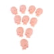 thumbnail image 3 of 10 Piezas Cabeza para Muñeca DIY Suministros Tejer Llavero, 3 of 7