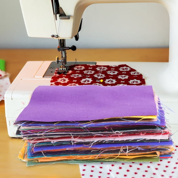 WRITWAA 100 Pcs Precut Cotton Fabric Squares Assorted Colors for Quilting, Sewing, Crafting, and Handmade Projects