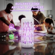 Aspectek Indoor Bug Zapper with LED Light, Bluetooth Speaker, 1-Pack