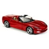 Hot Wheels 1:18 C6 Convertible Red