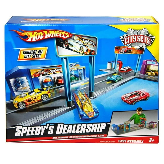 Hot Wheels Speedy Dealership Vehicle Playset