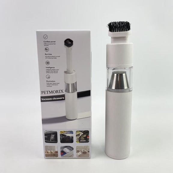 PETMORIX Vacuum cleaners,Handheld Vacuum Cordless Rechargeable, 1.65 Pounds Car Vacuums Light Weight, Cordless Rechargeable with Washable Filter, USB Charge, Car Vacuum Cordless