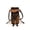 brown, variant on Crossbody Bag Shoulder Bag Bucket Bag for Young Women Contrasting Colors PU Leather Medium Size Adjustable Strap Multiple Compartments Streetwear Style for Daily Commute Travel Shopping Weekend Outin