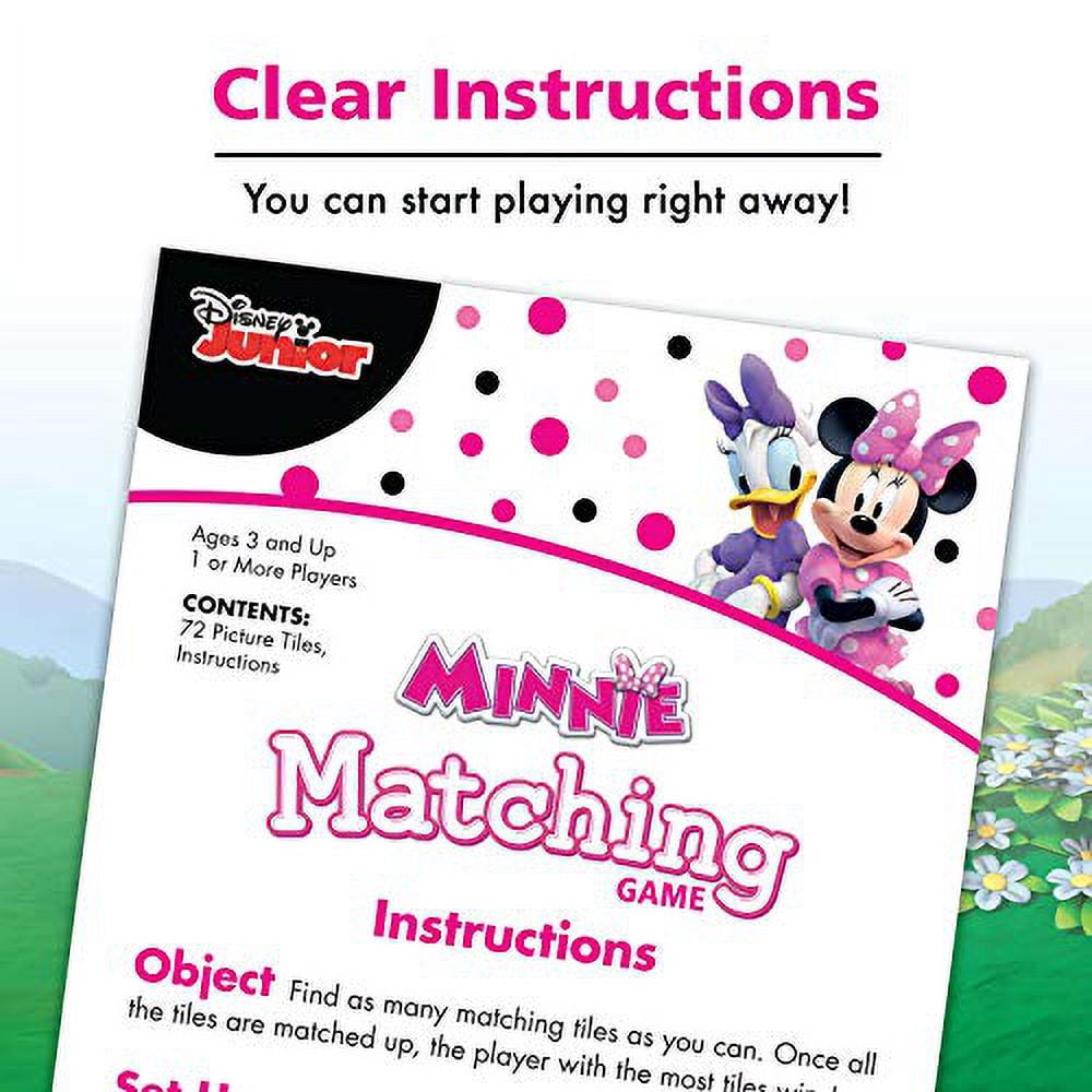 Wonder Forge Disney Junior Minnie Matching Game,Multi-Colored