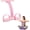Pink, variant on Multifunction Pedal Resistance Band Trainer, 8 Tube Pedal Resistance Device, Portable Home Gym Equipment, for Abdomen, Waist, Arm, Leg, Core/Abs