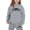 Grey, variant on AWZXDE Girls Hoodies Letter Print Sweatshirt Outfits Set Stylish Comfortable Everyday Wear Casual Campus Outdoor Winter Two Piece Dark Green,15-16 Years