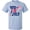 AE-Light Blue, variant on Inktastic 4th of July with Fireworks American Flag and Rocket T-Shirt