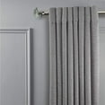 thumbnail image 4 of Linen Avenue Glass Square Single Window Curtain Rod Set, 28 to 48-inch, Polished Nickel, 4 of 5