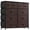 Brown, variant on KOUSEI 10 Drawer Dresser,Fabric Dressers for Bedroom,Chest of Drawers with 4 Side Pockets,Storage Drawers,Brown
