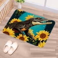 thumbnail image 5 of Sunflower Non-Slip Polyester Outdoor Carpet Bath Rug Door Mat - Machine Washable, 5 of 6
