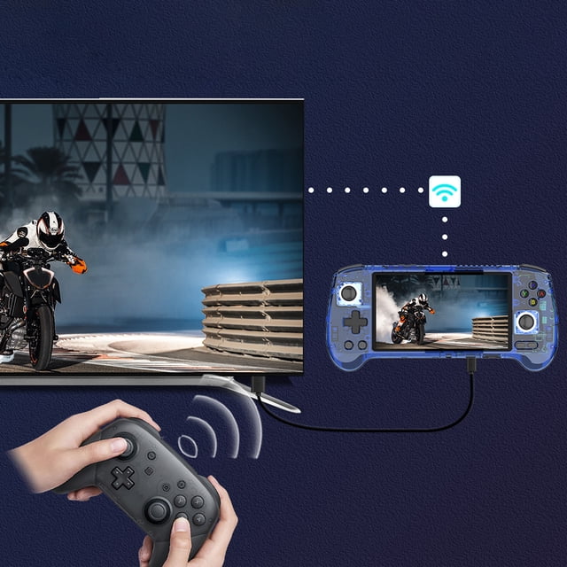 RG556 Handhelds Retro Player 5.48 Inch AMOLED Screen Retro Handheld Game Console 1080x1920 Resolution for Android 13 Game Player