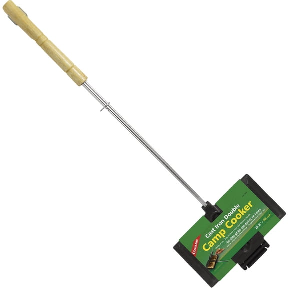 Rome Industries Double Pie Iron 1605 - Cast Iron, Steel and Wood Handles — Residential Use, Standard Application