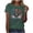 #02 Green, variant on Busydd Womens T Shirts Trendy Crew Neck Soccer Graphic Tees Casual Summer Versatile Short Sleeve Going Out Tops M