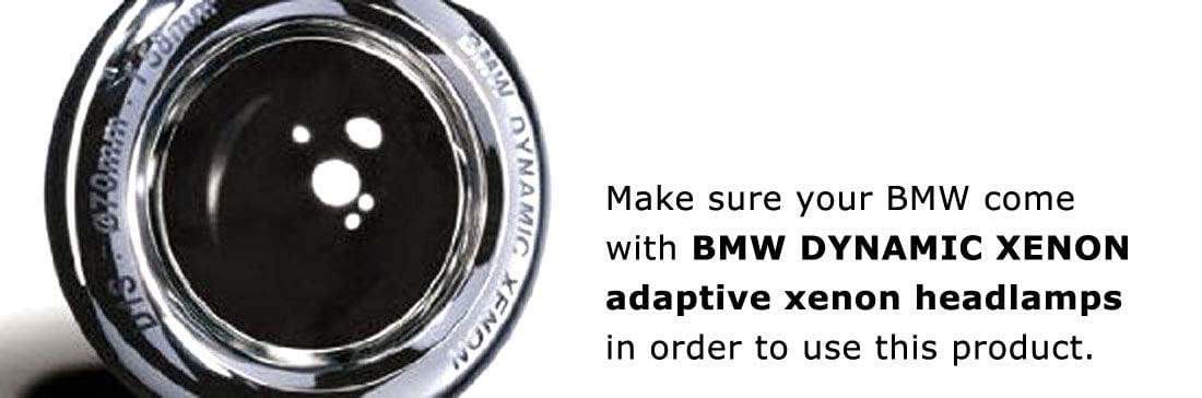 iJDMTOY White LED Angel Eye Bulbs Compatible with BMW E90 E91 325i 330i Pre-LCI, Powered by 2-Piece 3W 7000K Xenon White LED Diodes