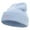 Columbia Blue, variant on Hong Kong Five Petal Flower Embroidered Super Stretch Knit Watch Cap Beanie - Columbia Blue OSFM