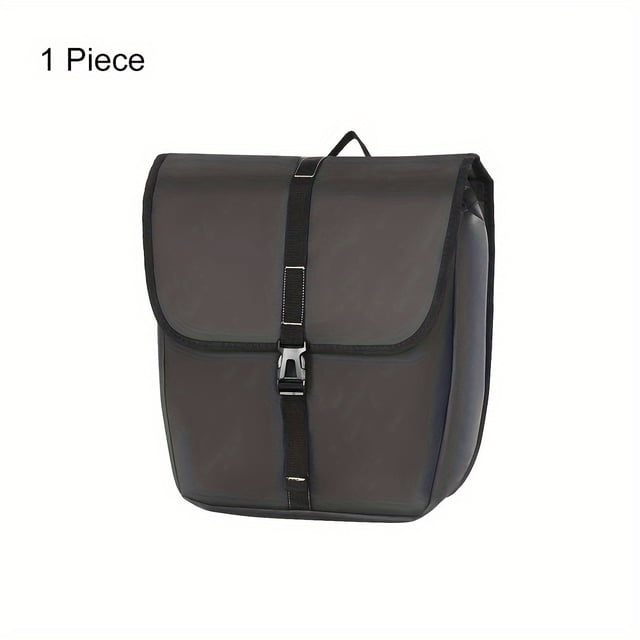 QJUHUNG Large Capacity Waterproof Cycling Pannier - Outdoor Recreation Cycling Rear Seat Bag with Removable Strap and Handle for Commuting and Travel - Durable Spacious and Convenient B