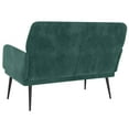 thumbnail image 3 of vidaXL Bench Dark Green 108x79x79 cm Velvet, 3 of 5